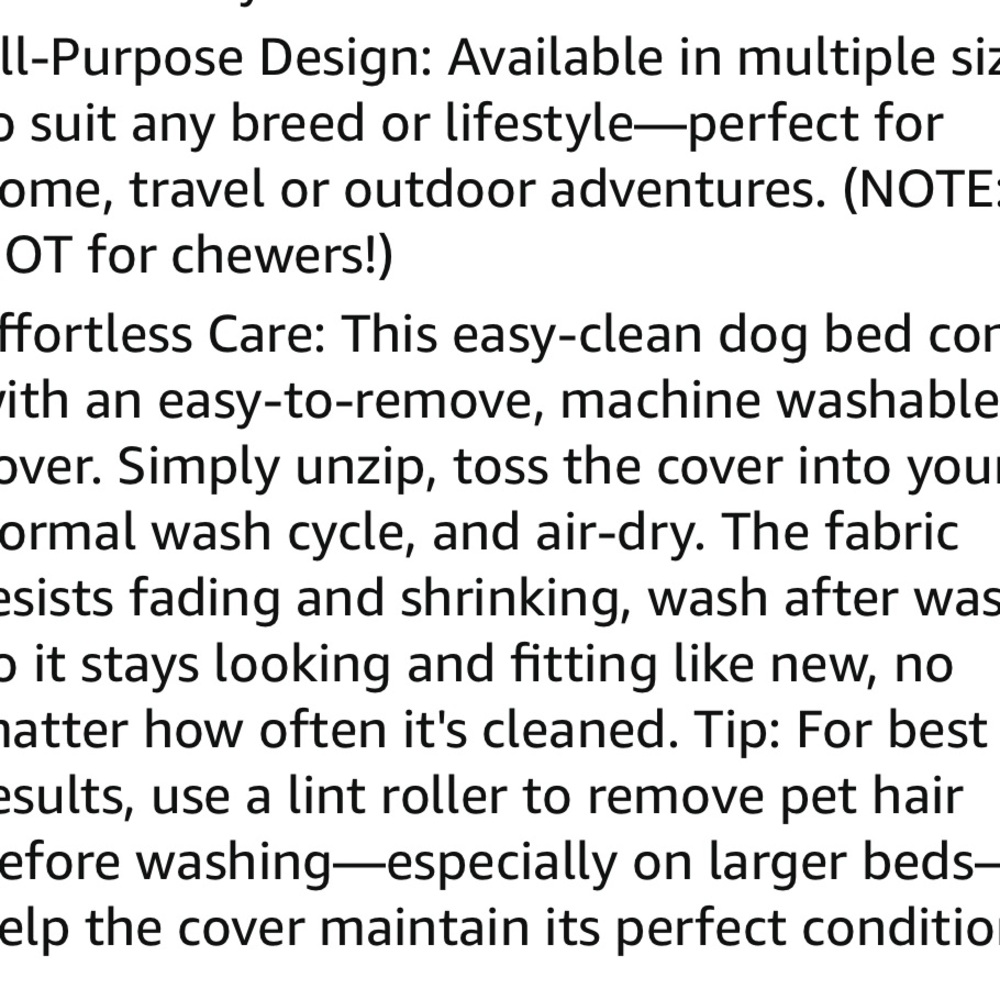 Bedsure Orthopedic Dog Mat/Bed - Picture 6 of 8